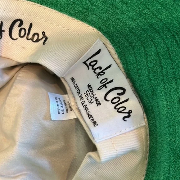 Lack of Color - Wave Bucket Hat in Green Terry - Picture 6 of 7